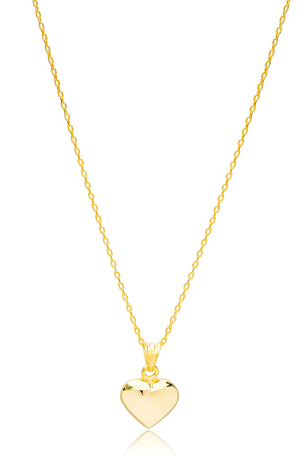 Choosy | Pure Love Silver Gold Plated Pendant Necklace