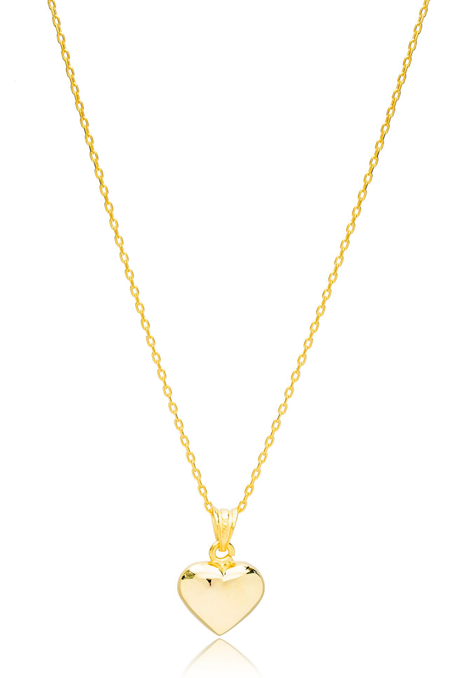 Choosy | Pure Love Silver Gold Plated Pendant Necklace