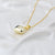 Choosy | Pure Love Silver Gold Plated Pendant Necklace