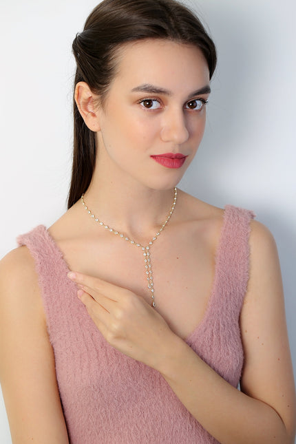 Choosy | The Queen Silver Gold Plated Chain Necklace