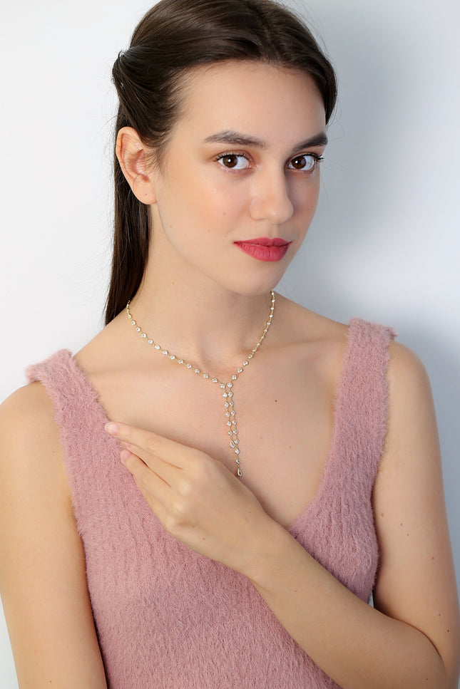 Choosy | The Queen Silver Gold Plated Chain Necklace