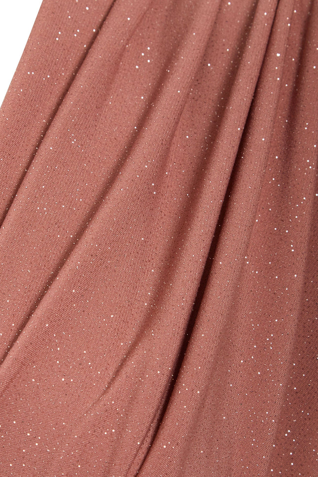 Sarvin | Clara Rose Gold Twist Knot Front Dress