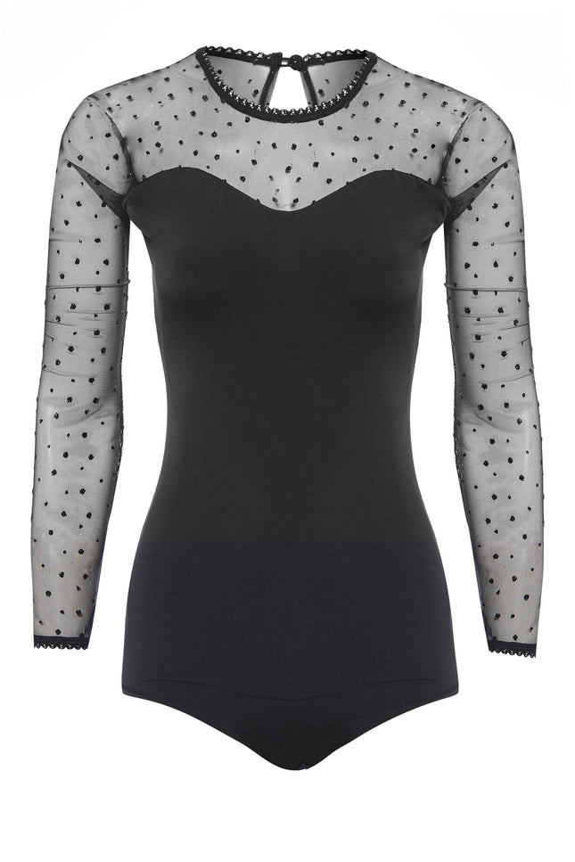 Sarvin | Diana Glitter Mesh Body