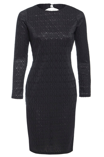 Sarvin | Morena Black Backless Black Dress