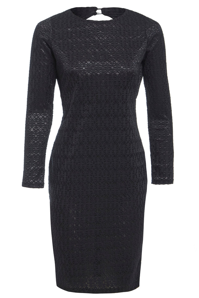 Sarvin | Morena Black Backless Black Dress