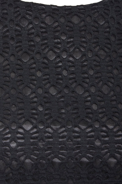 Sarvin | Morena Black Backless Black Dress