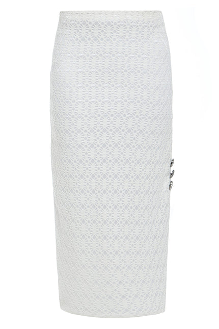 Sarvin | Ciara White Bodycon Skirt