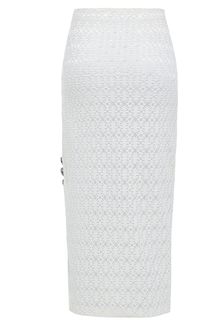 Sarvin | Ciara White Bodycon Skirt