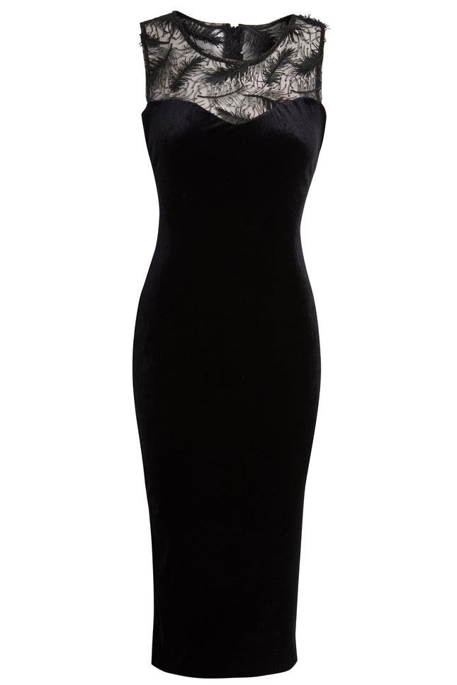 Sarvin | Diva Velvet Bodycon Dress