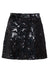 Sarvin | La Dolce Black Sequin Skirt