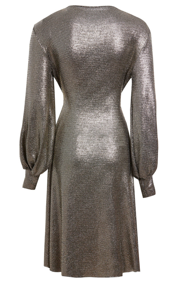 Sarvin | Donatella Sequin Wrap Dress
