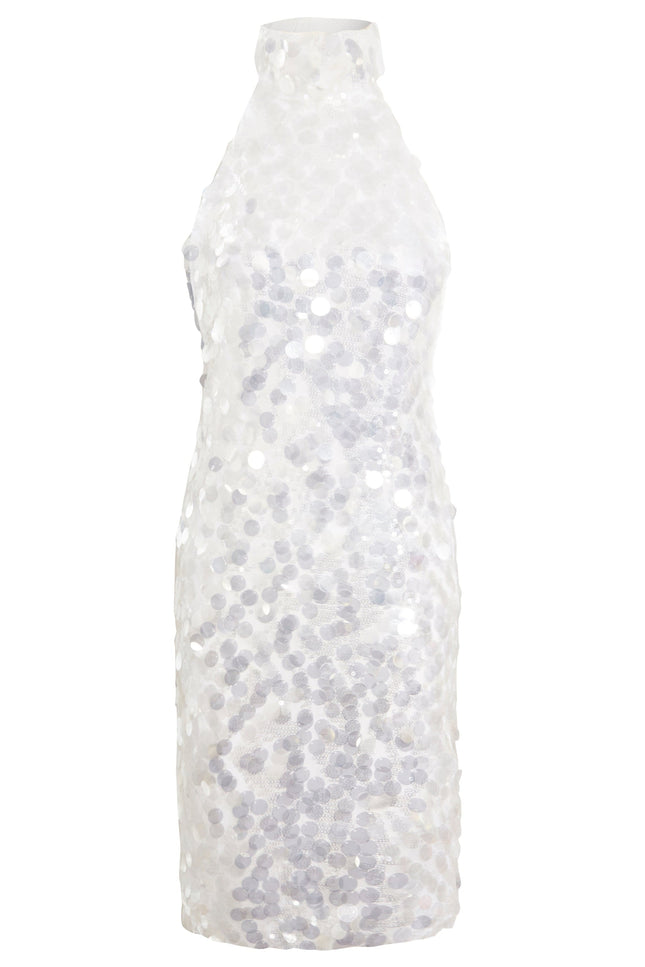 Sarvin | Nova White Backless Mini Dress