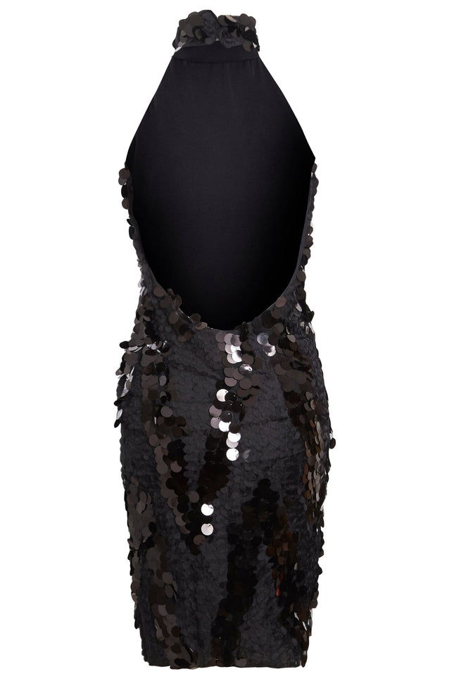 Sarvin | Siah Black Sparkly Dress