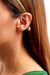 Sarvin | Circle Threader Earrings Gold