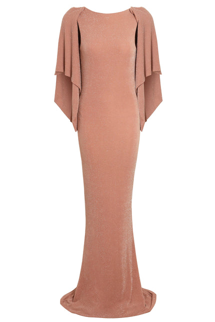 Sarvin | Marilyn Mocha Backless Maxi Dress