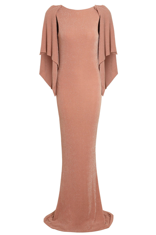 Sarvin | Marilyn Mocha Backless Maxi Dress