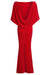 Sarvin | Marilyn Red Cowl Back Gown