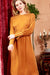 Sarvin | Shay Mustard Yellow Dress