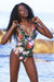 Gabrielle swimwear | Protea Shoulder Tie One-piece