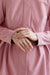 Monochrome Dusky Pink Raincoat for Women