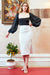 Sarvin | Ciara White Bodycon Skirt