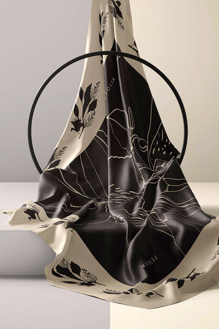 Fetolia | The Magnificent Alstroemeria – Bitter Chocolate Scarf