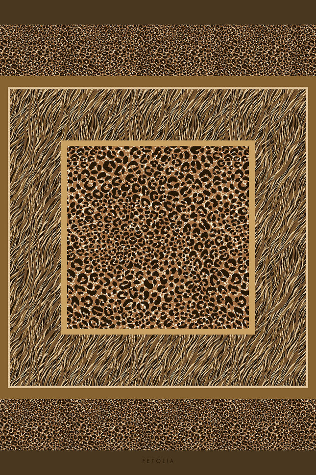 Fetolia | Animal Print – Brown Chocco Scarf
