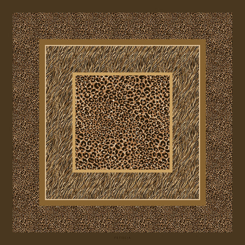Fetolia | Animal Print – Brown Chocco Scarf