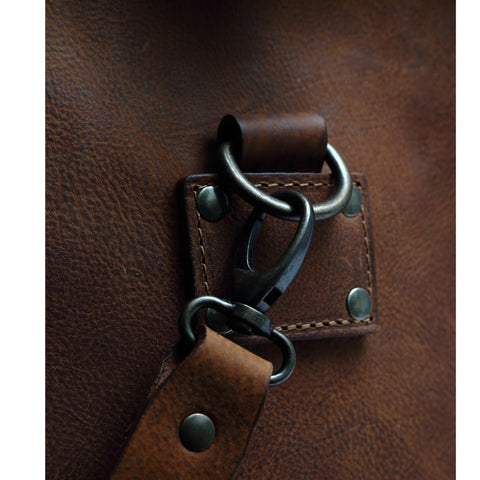 The Dust Company | Leather Duffel Bag Brown