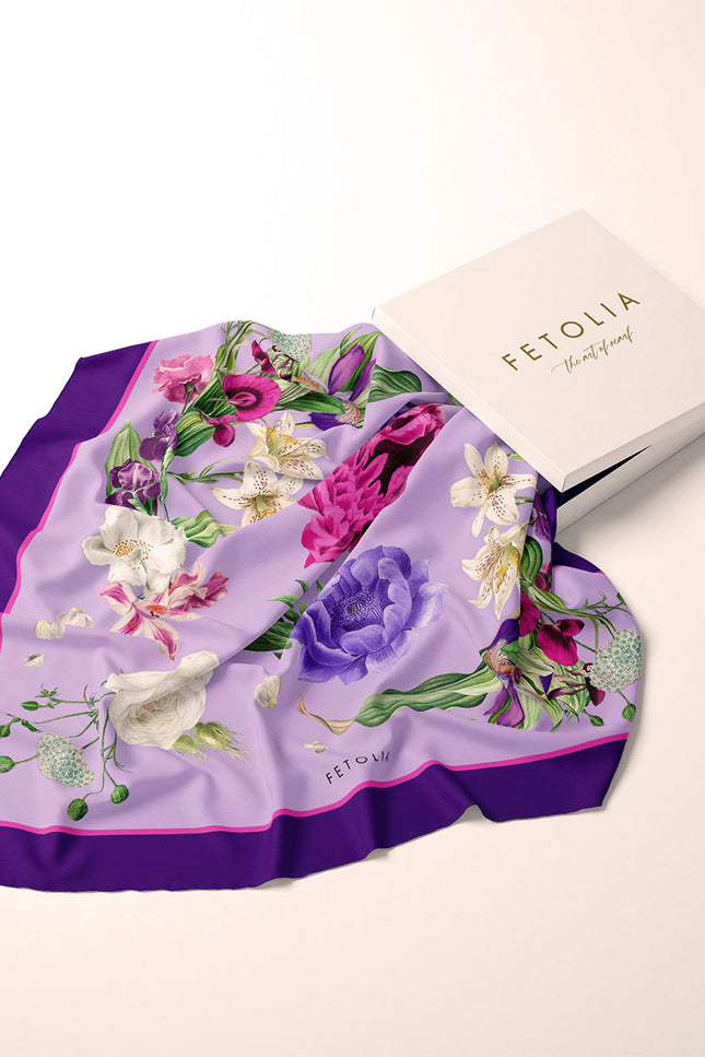 Fetolia | Secret Garden – Blue Pink Scarf