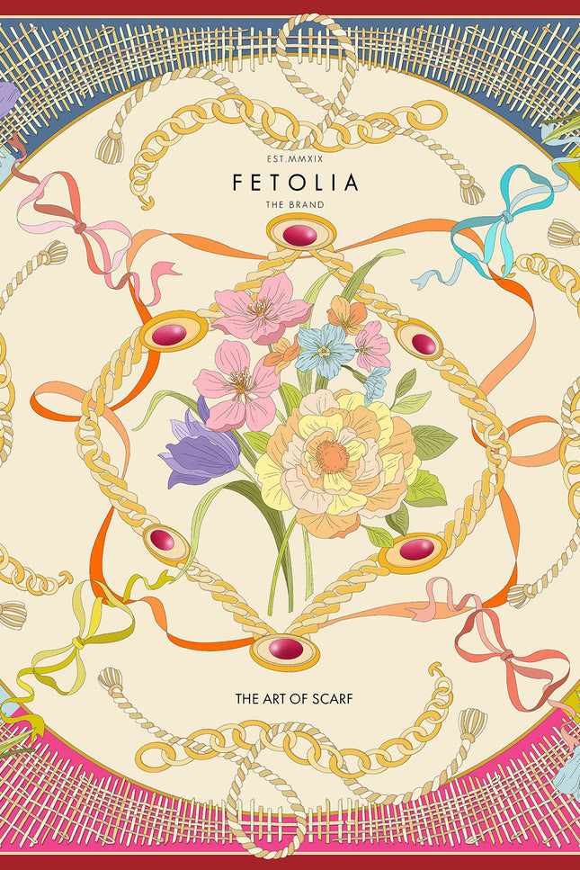 Fetolia | The Four Seasons – Red Ecru Scarf