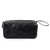 The Dust Company | Leather Dopp Kit In Cuoio Black