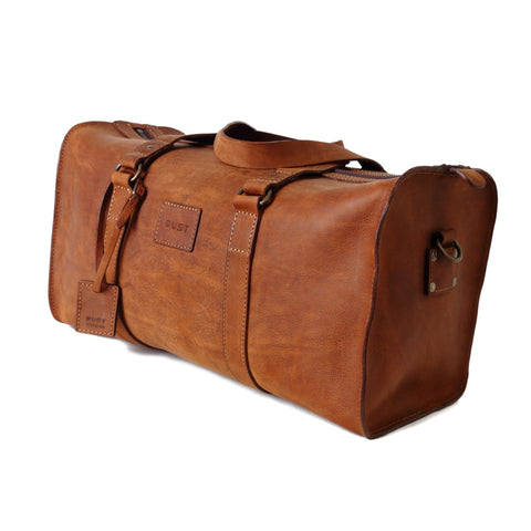 The Dust Company | Leather Duffel Bag Brown