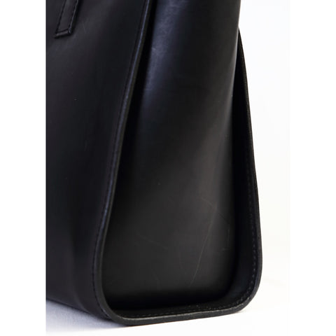 The Dust Company | Leather Shoulder Bag In Cuoio Black