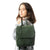 The Dust Company | Leather Backpack Green Upper West Side Collection