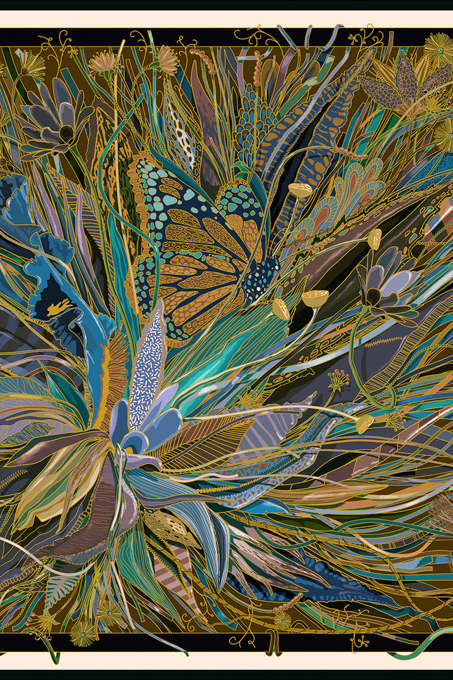 Fetolia | Medusa’s Flower – Turquoise Scarf