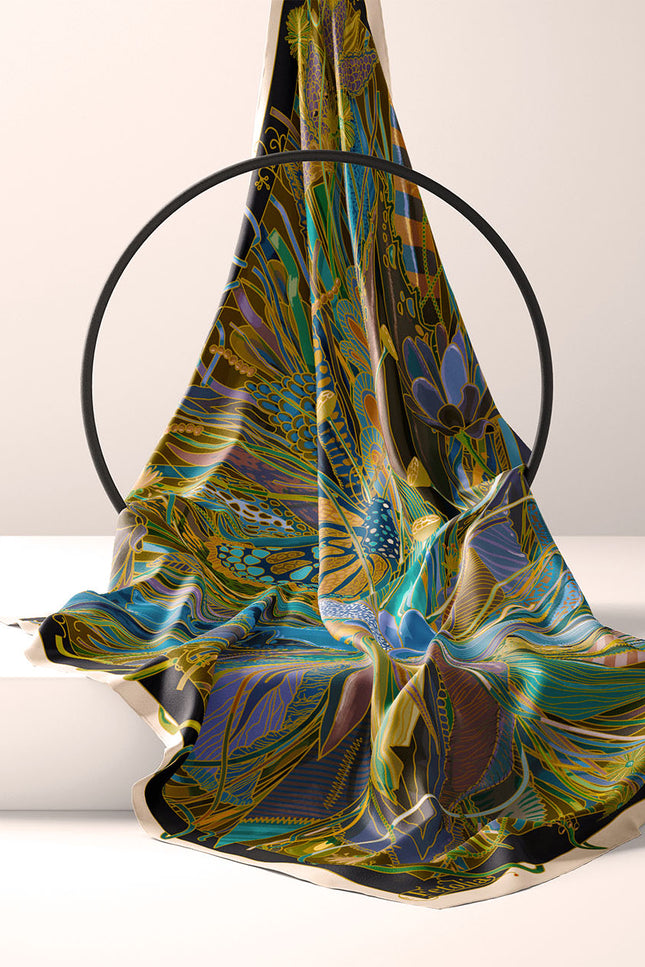Fetolia | Medusa’s Flower – Turquoise Scarf