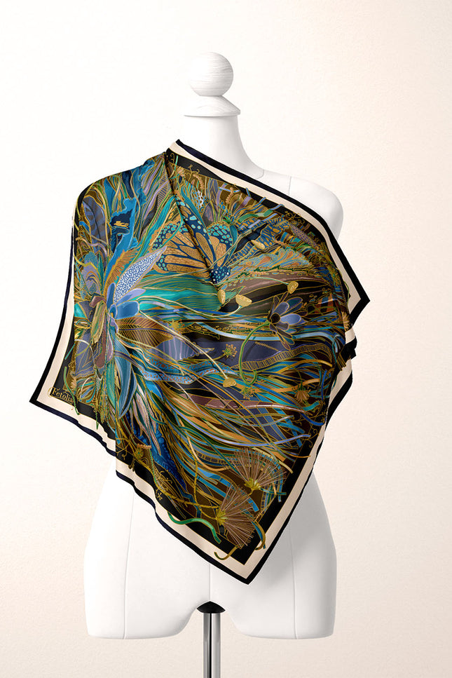 Fetolia | Medusa’s Flower – Turquoise Scarf