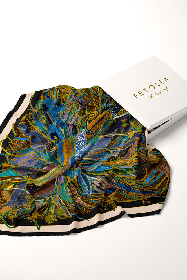 Fetolia | Medusa’s Flower – Turquoise Scarf