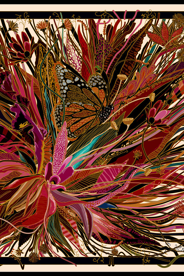 Fetolia | Medusa’s Flower – Fuchsia Scarf