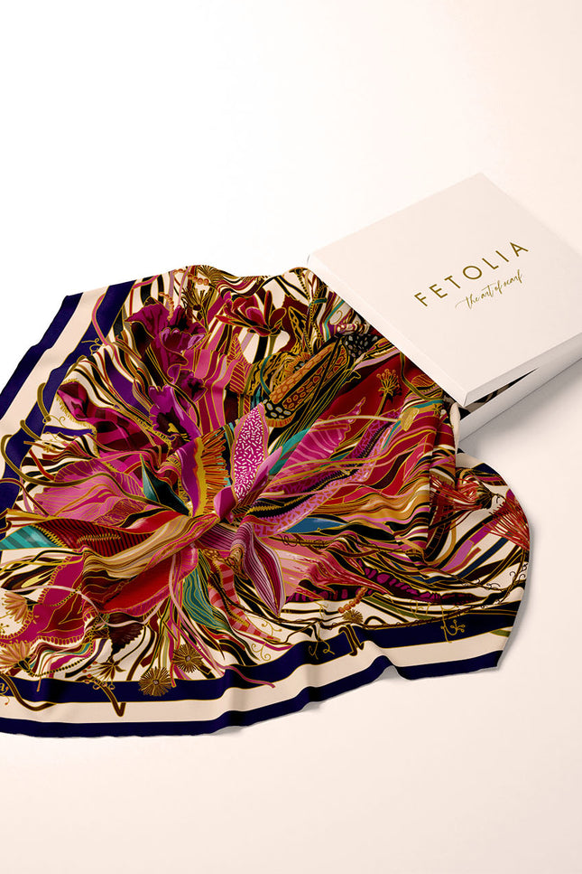 Fetolia | Medusa’s Flower – Fuchsia Scarf