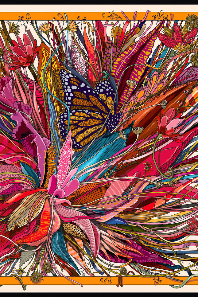 Fetolia | Medusa’s Flower – Orange Scarf