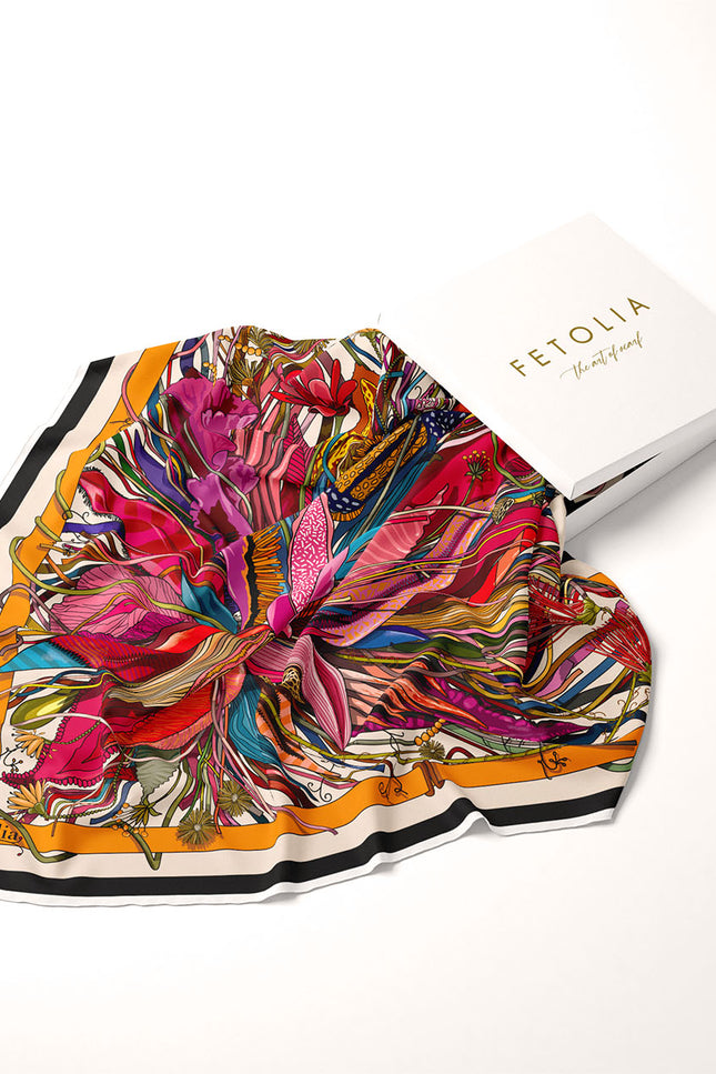 Fetolia | Medusa’s Flower – Orange Scarf