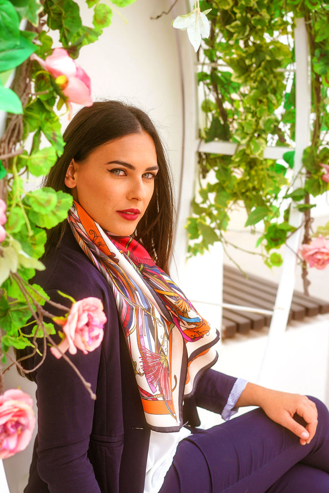 Fetolia | Medusa’s Flower – Orange Scarf