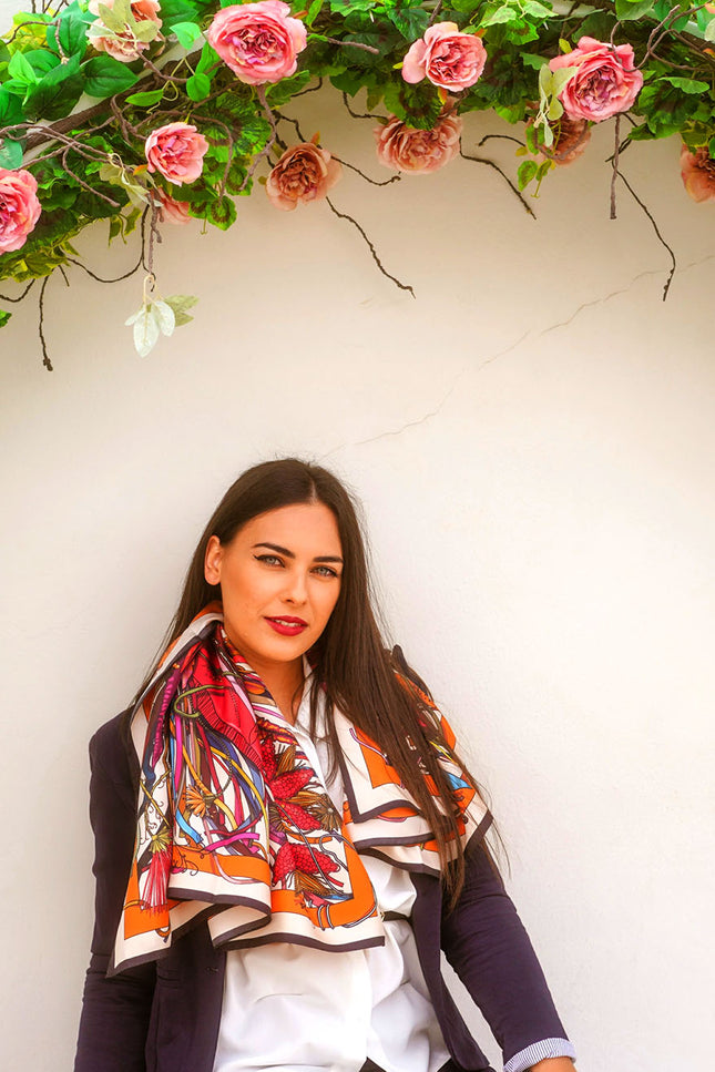 Fetolia | Medusa’s Flower – Orange Scarf