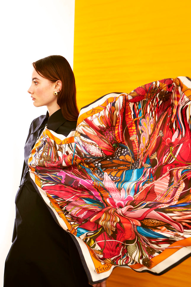 Fetolia | Medusa’s Flower – Orange Scarf