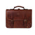 The Dust Company | Leather Briefcase In Cuoio Havana