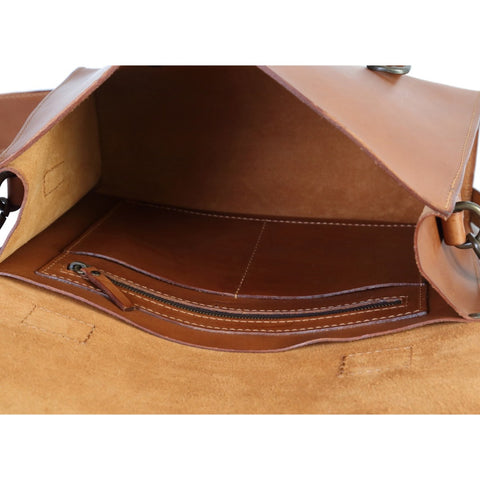 The Dust Company | Leather Briefcase Brown Mod 125
