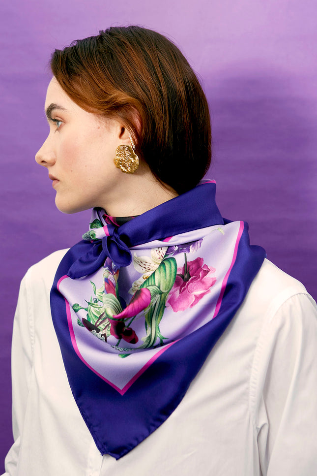 Fetolia | Secret Garden – Blue Pink Scarf