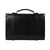 The Dust Company | Leather Briefcase In Cuoio Black